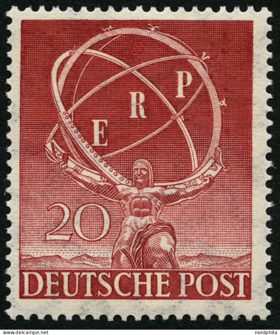 BERLIN 71 , 1950, 20 Pf. ERP, Pracht, Mi. 100.- - Usados