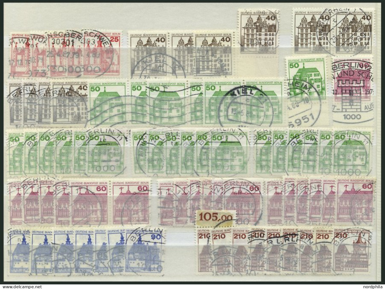 LOTS O, 1974-83, Saubere Dublettenpartie, Komplett, Je 6-10x, Feinst/Pracht, Mi. Ca. 2500.- - Sonstige & Ohne Zuordnung