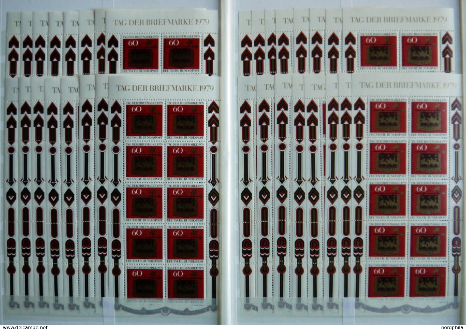 ENGROS 1023KB , 1979, Tag Der Briefmarke Im Kleinbogen, 70x, Postfrisch, Pracht, Mi. 980.- - Autres & Non Classés