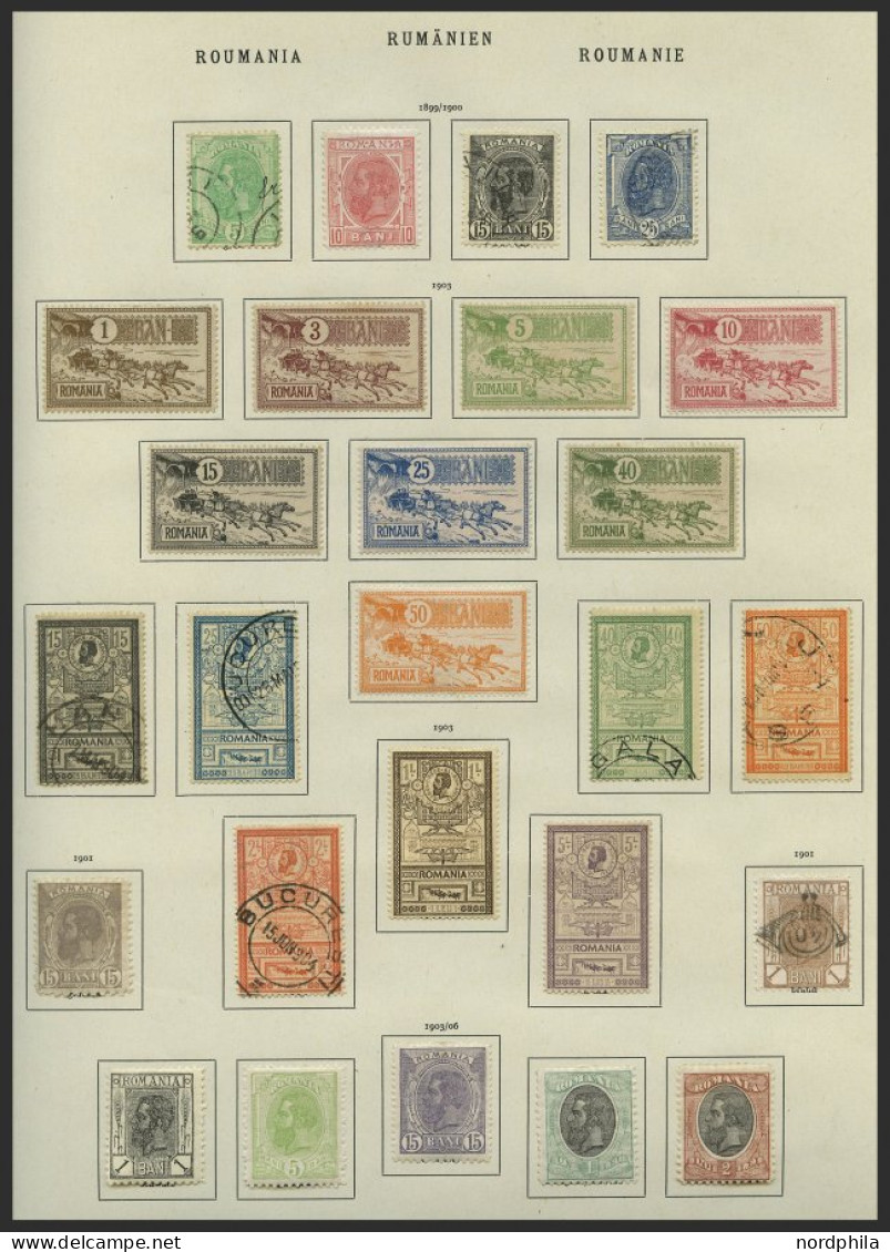 SAMMLUNGEN, LOTS , O, 1862-1918, Interessante Alte Teilsammlung, Mi.Nr. 36-250 Ziemlich Komplett Mit Mi.Nr. 146-53, 160, - Autres & Non Classés