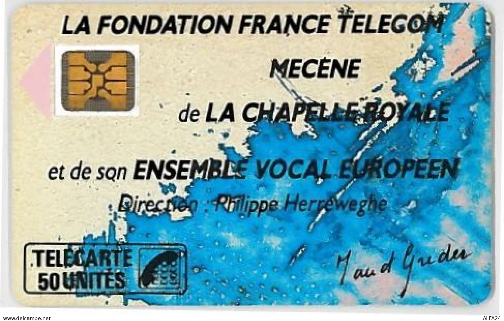 TELECARTE F75 CHAPELLE ROYALE - 1989