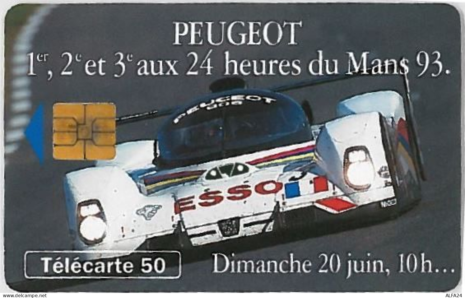 TELECARTE F413 PEUGEOT 905 2 - 1993