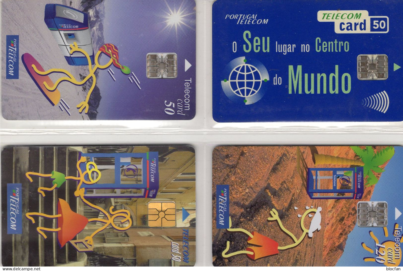 Sortiment 4x TK O Telecartes 12€ Lotto Sammlung Telefon-Karten Portugal Telecom Topics TC Phonecards Of Telecomcards - Collections