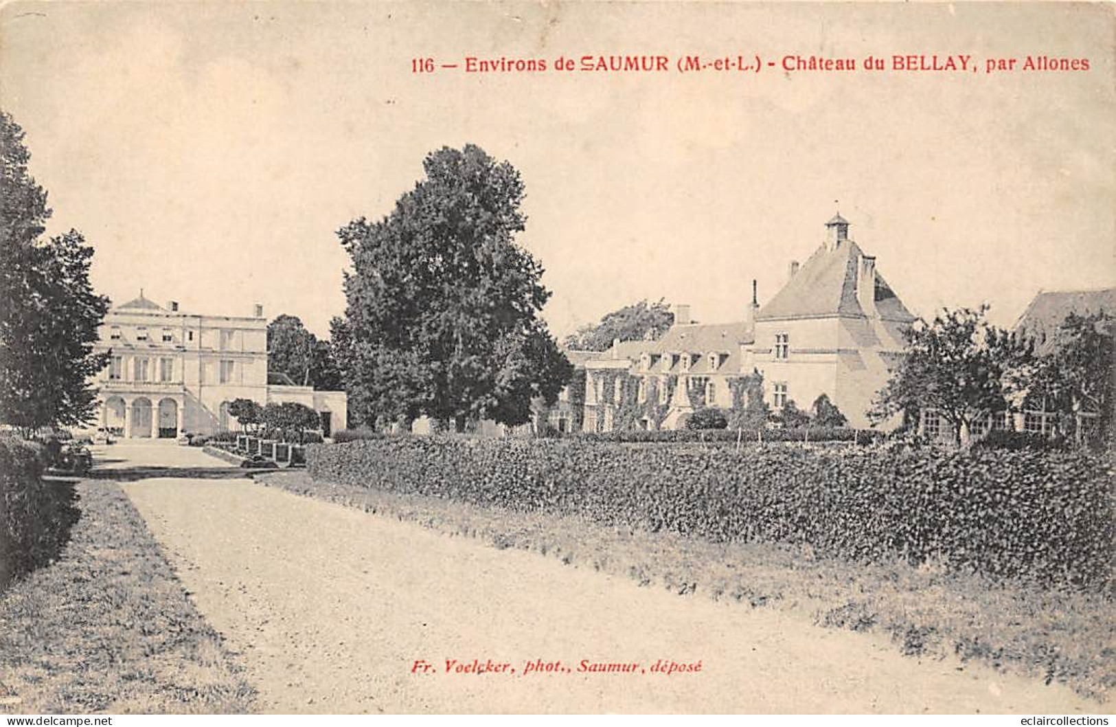 Allonnes         49        Château Du Bellay      N° 116         (voir Scan) - Allonnes