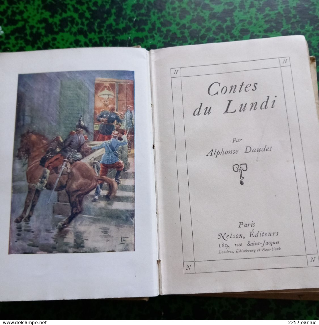 Roman  D'Alphonse Daudet Contes Du Lundi *  Collection Nelson - Acción