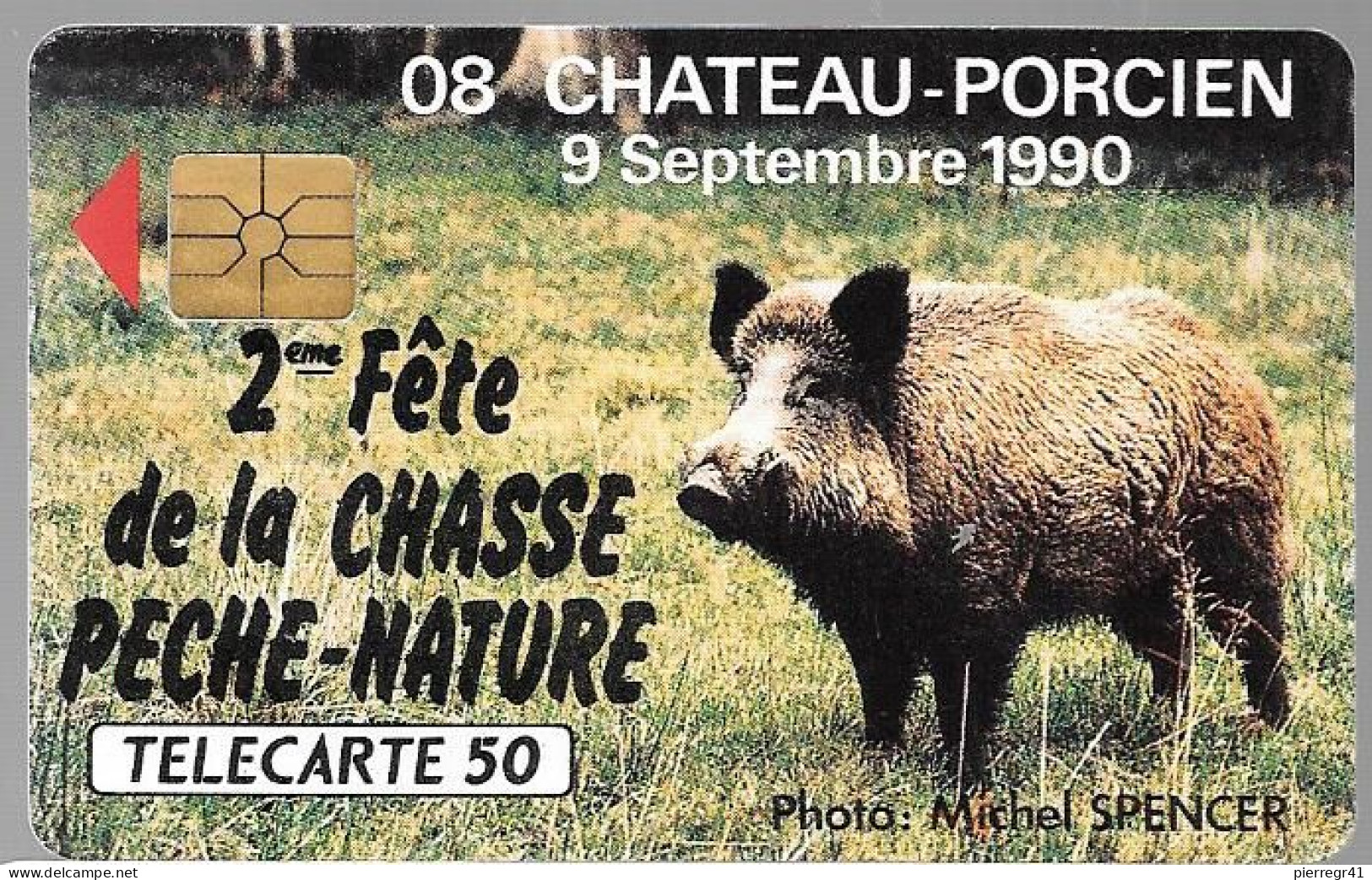 CARTE-PRIVEE-50U-GemA-D376-FETE De La CHASSE--R° Glacé-Utilisé-TBE/LUXE - Ad Uso Privato