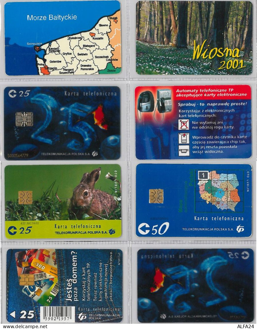 LOT 4 PHONE CARD- POLONIA (E29.43.1 - Poland