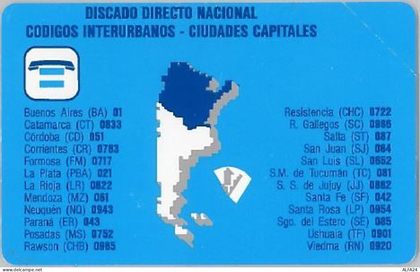 PHONE CARD - URMET -ARGENTINA (E38.4.3 - Argentine