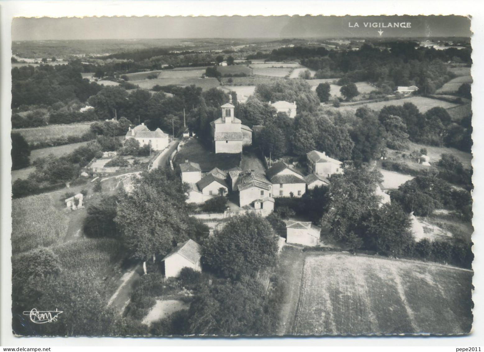 CPA 40 Landes BAIGTS Par Montfort En Chalosse - Vue Générale Aérienne - Peu Commune - Montfort En Chalosse