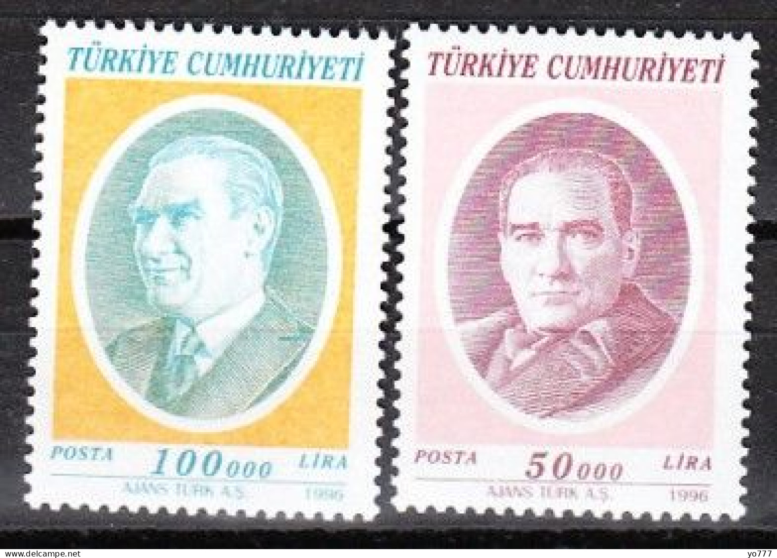 (3076-77) TURKEY REGULAR ISSUE STAMPS MNH** - Unused Stamps