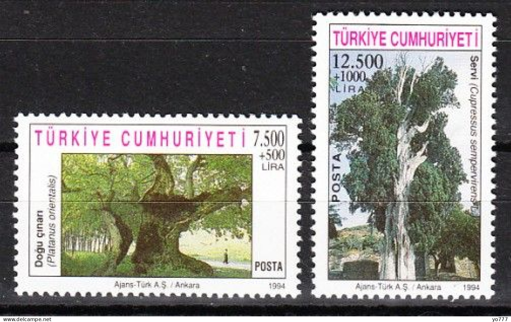 (3036-37) TURKEY NATURAL MONUMENTS MNH** - Ungebraucht