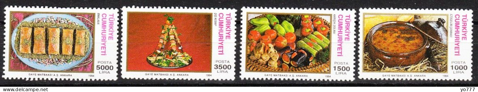 (3013-16) TURKISH CUSINE MNH** - Unused Stamps