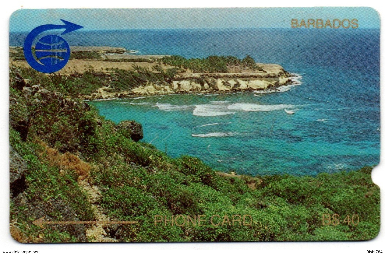 Barbados - Coastline $40 - 1CBDD - Barbados