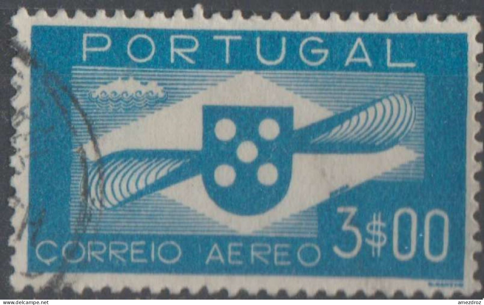 Portugal Poste Aérienne 1937-41 N° 4 (K1) - Usati