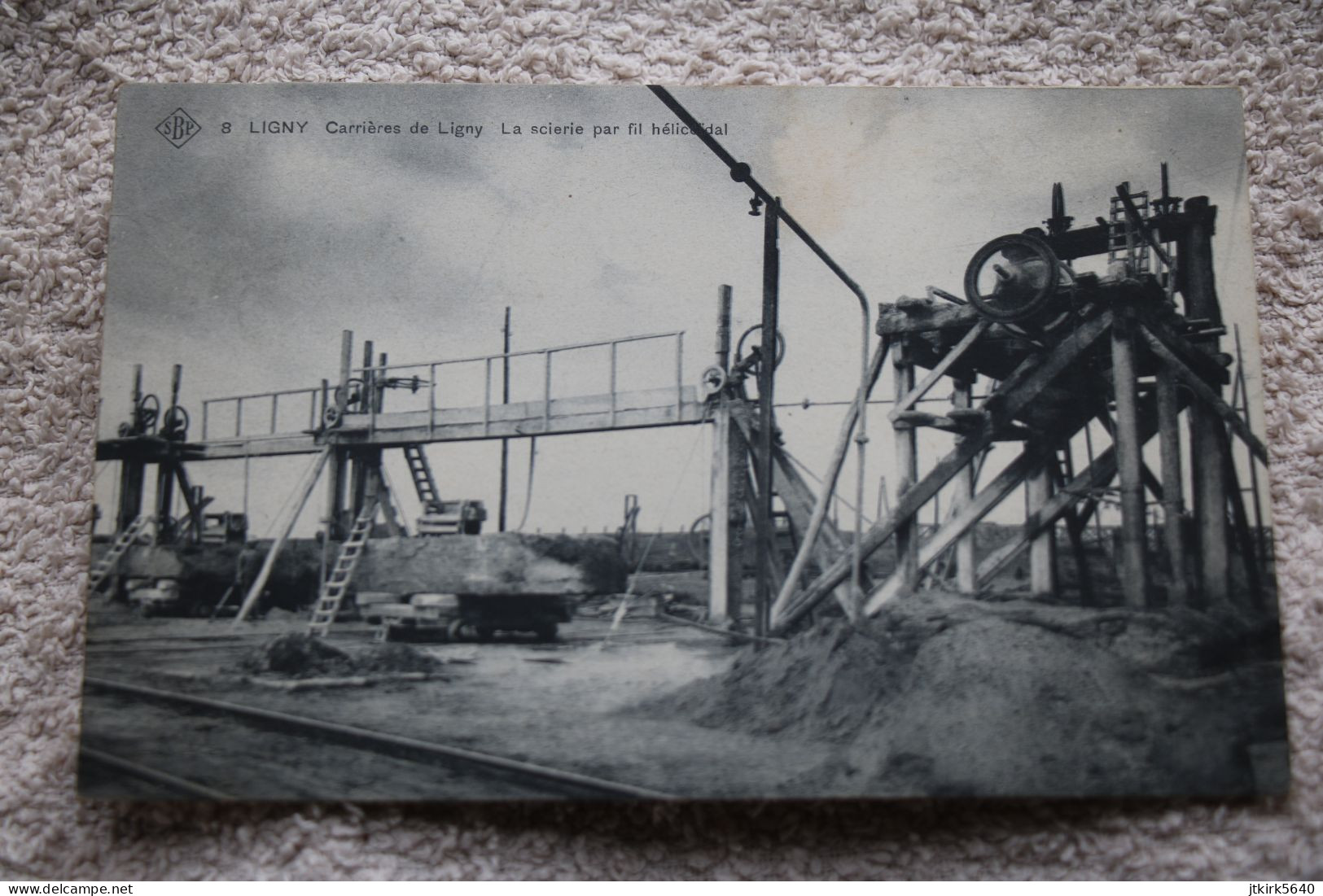 Ligny "Carrières De Ligny. La Scierie Par Fil Hélicodal" - Sombreffe