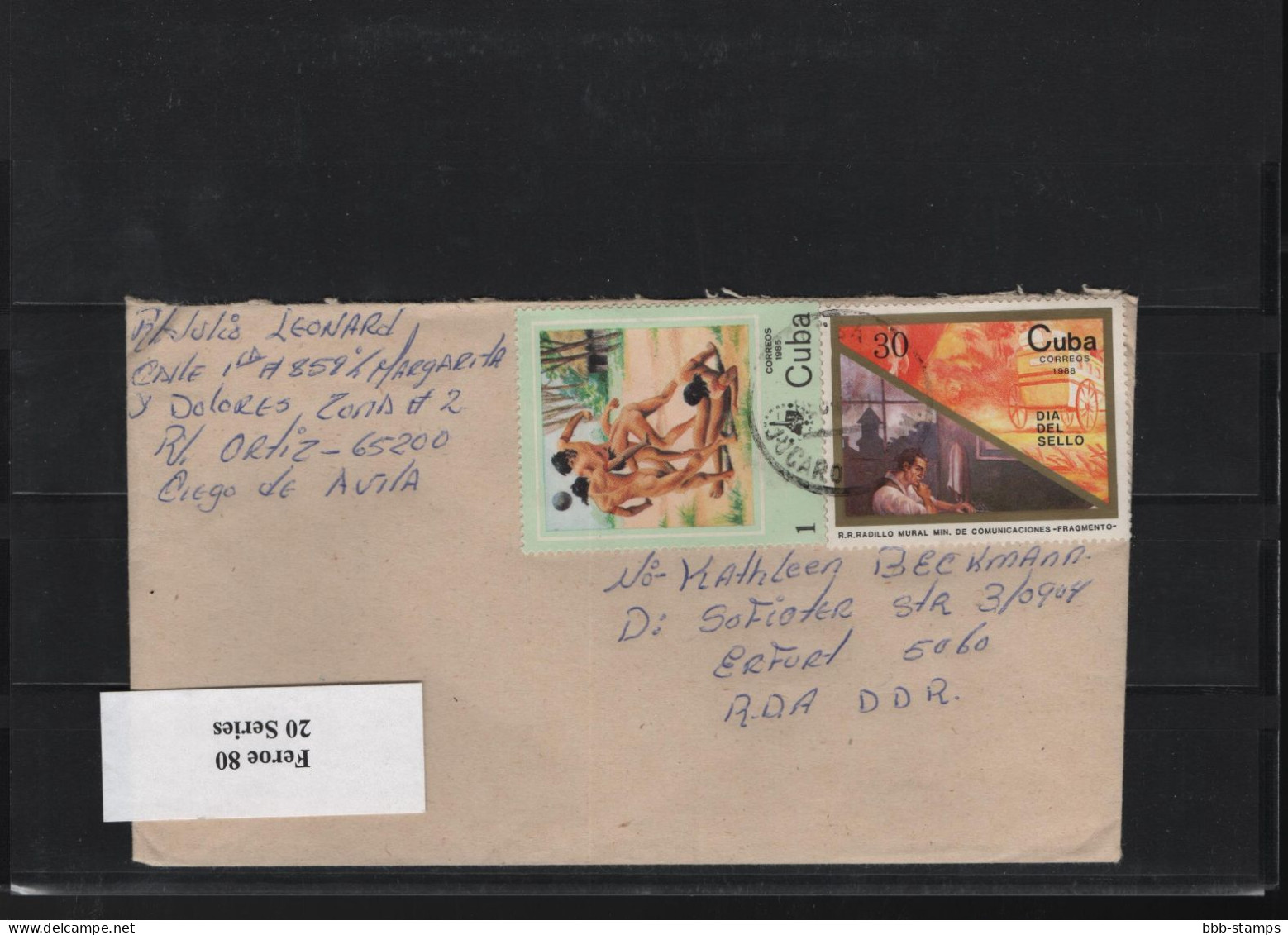 Kuba Cover / Card (A14) - Briefe U. Dokumente