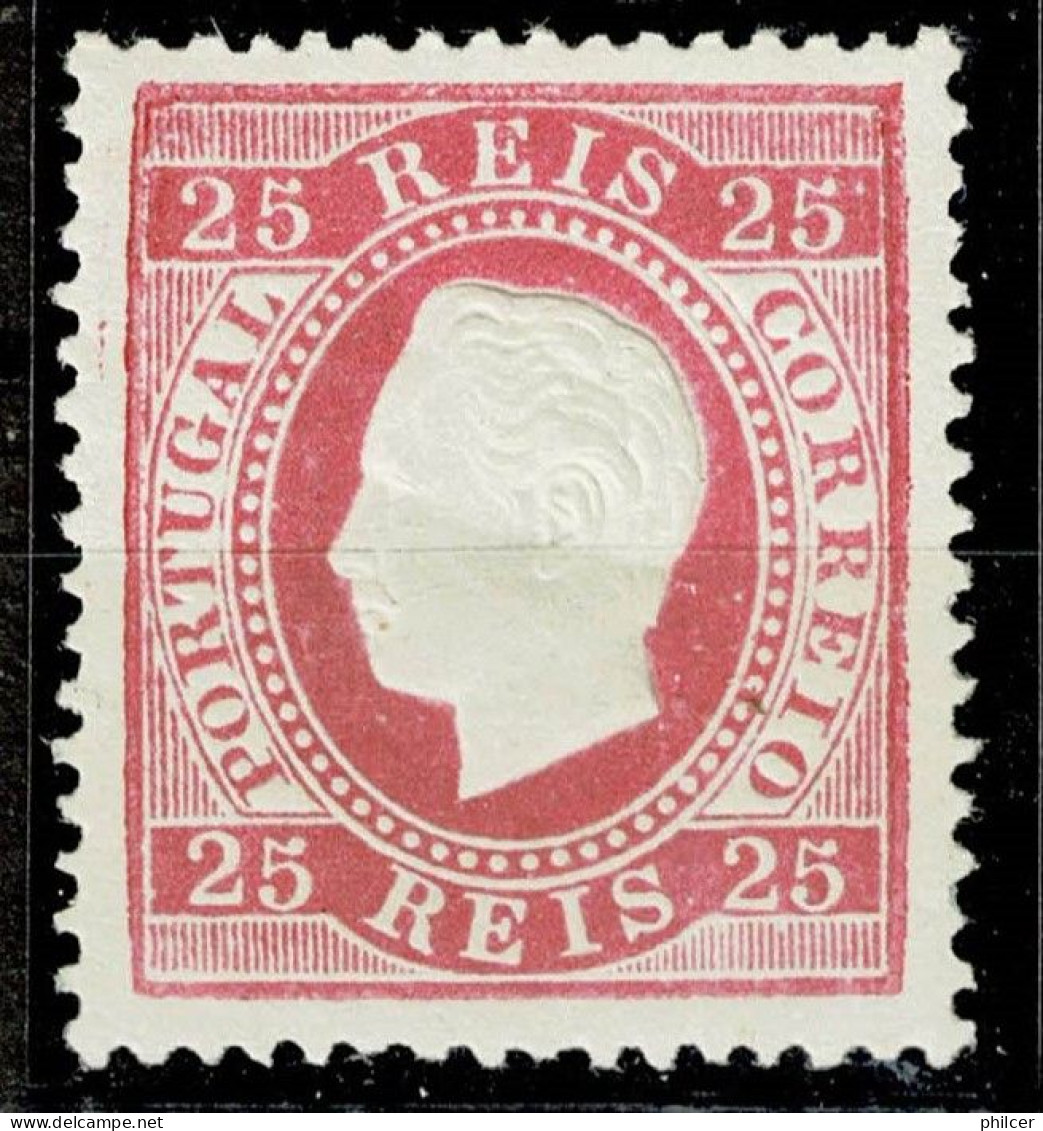 Portugal, 1870/6, # 40af Dent. 12 1/2, Tipo I, MH - Unused Stamps