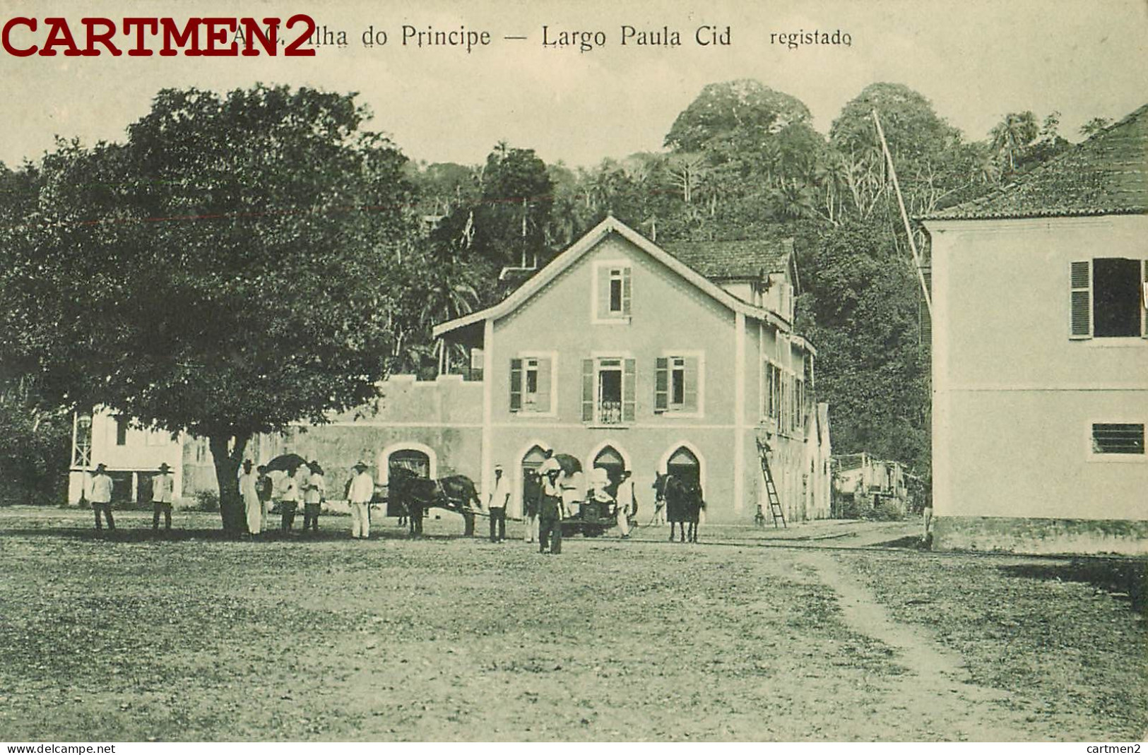 SAO TOME ILHA DO PRINCIPE LARGO PAULA CID REGISTADO AFRICA PORTUGAL AFRIQUE - Sao Tome And Principe