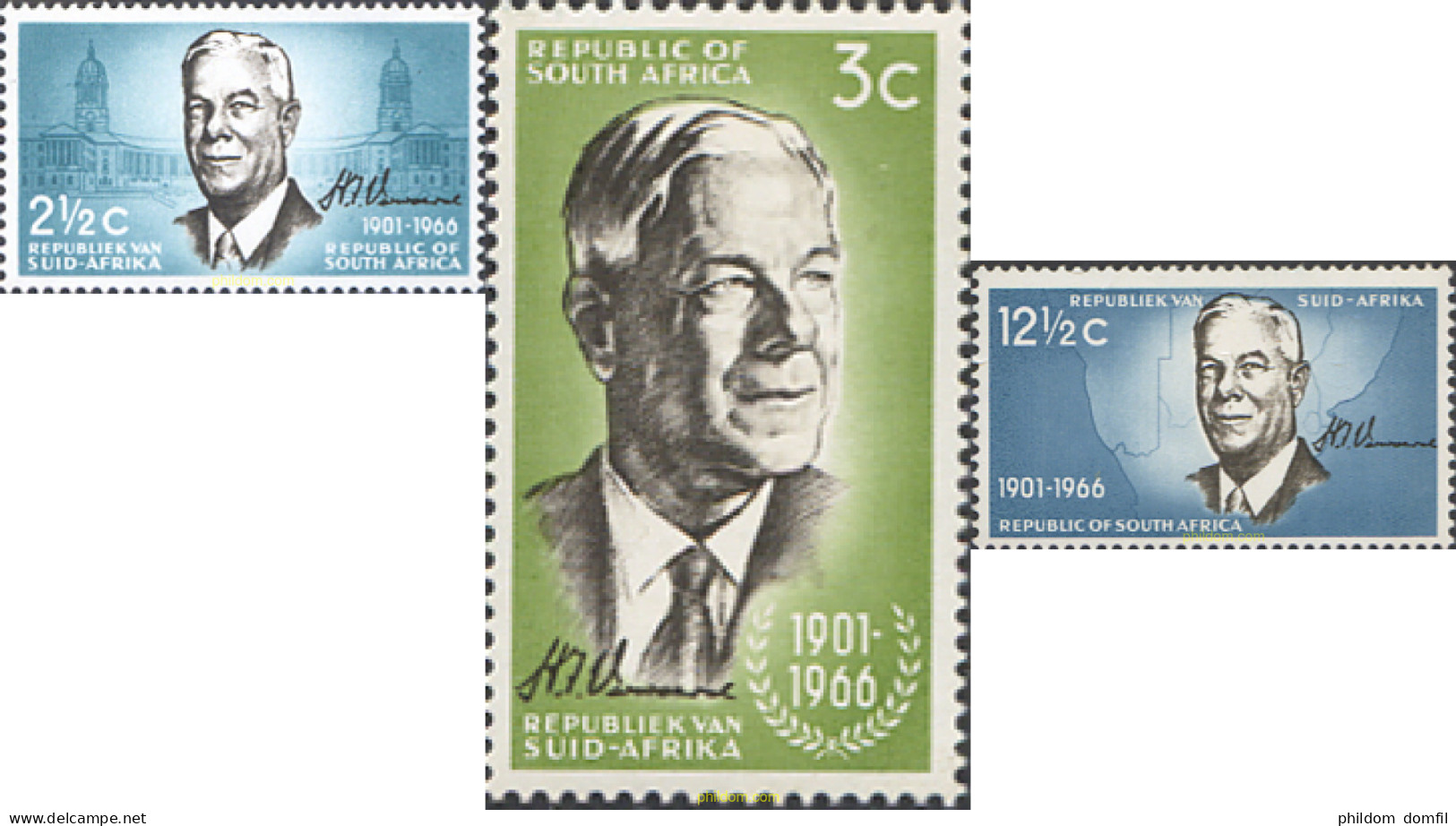 281484 MNH SUDAFRICA 1966 MUERTE DEL PRESIDENTE H.F.VERWOERD - Ongebruikt