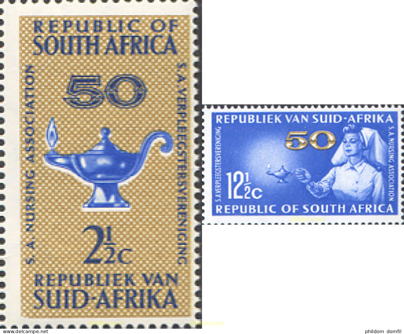 281480 MNH SUDAFRICA 1964 CINCUENTENARIO DE LA ASOCIACION DE ENFERMERIA - Unused Stamps