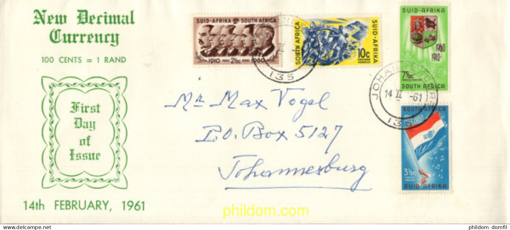 719015 MNH SUDAFRICA 1961 BASICA - Ungebraucht