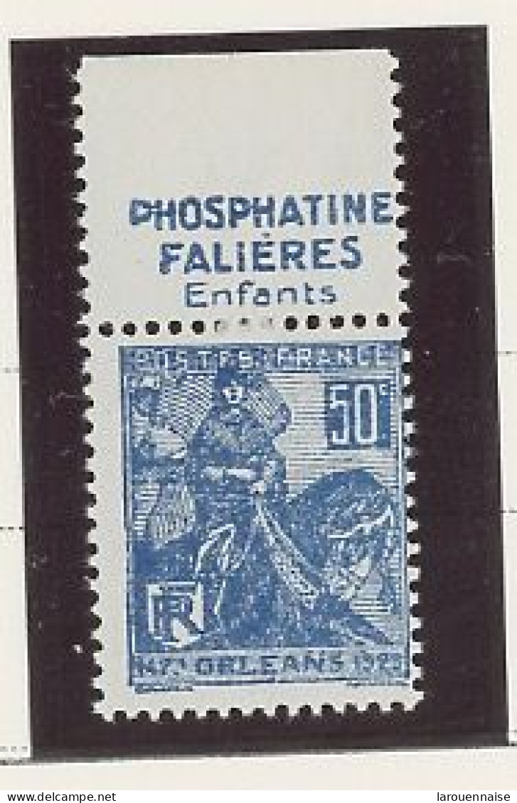 BANDE PUB -N°257 A TYPE II-N**-PUB FALIÈRES -MAURY N°160 - Unused Stamps