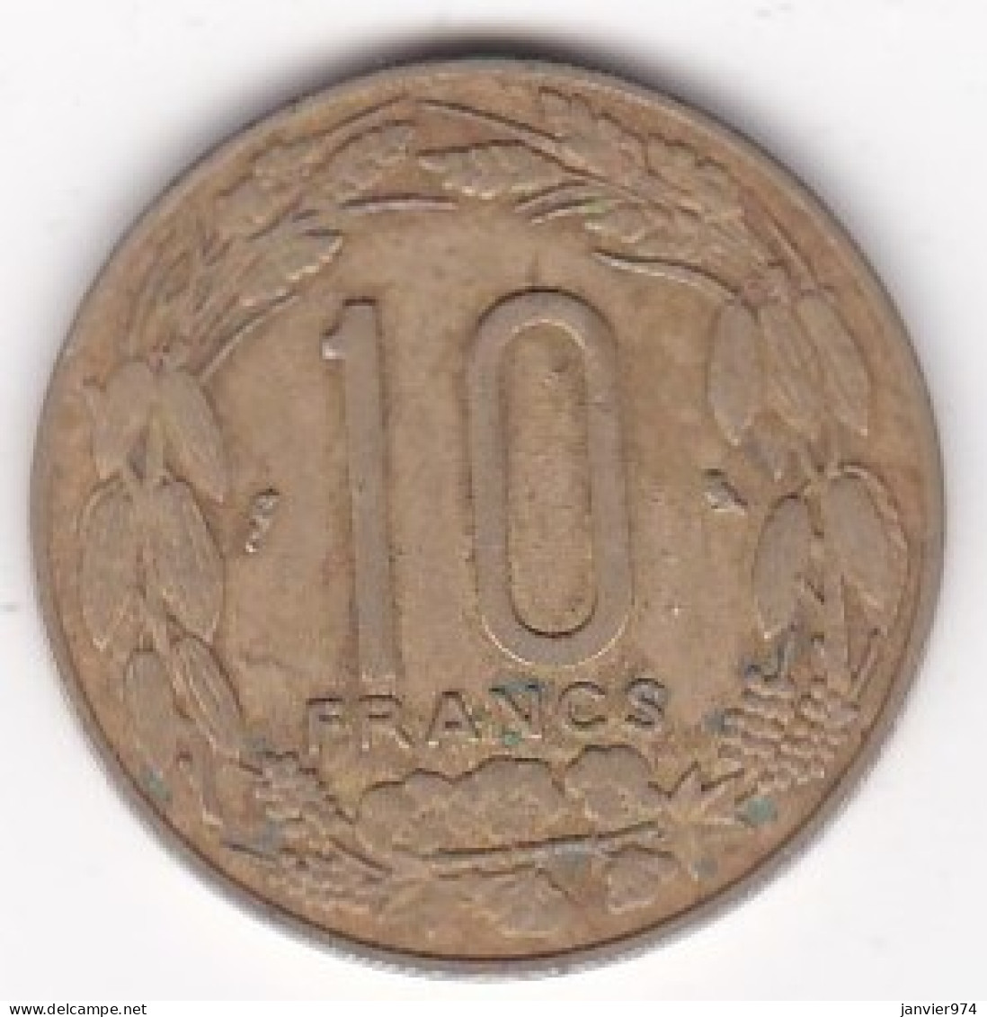 Cameroun, Afrique Equatoriale Française, 10 FRANCS 1967, Bronze Aluminium. KM# 2a - Kamerun