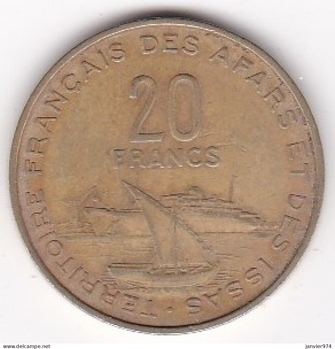 Territoire Français Des Afars Et Des Issas 20 Francs 1968 , En Cupro Alu Nickel, Lec# 64 - Djibouti