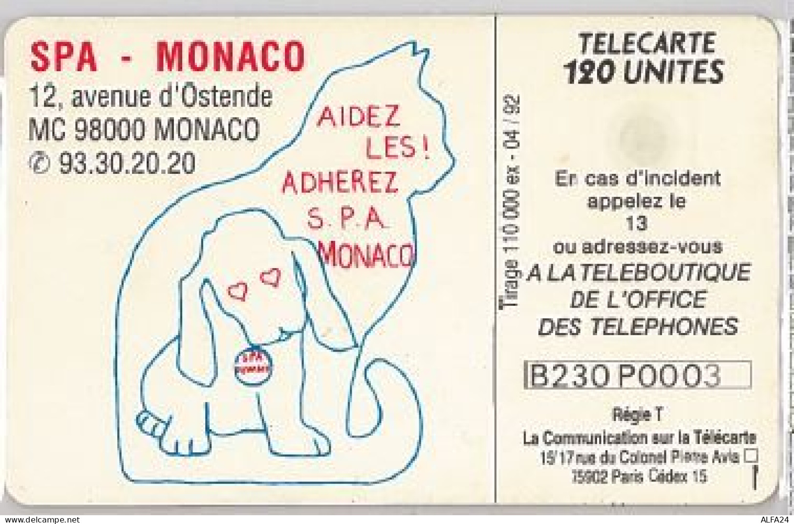 PHONE CARD-MONACO (E45.6.3 - Monaco