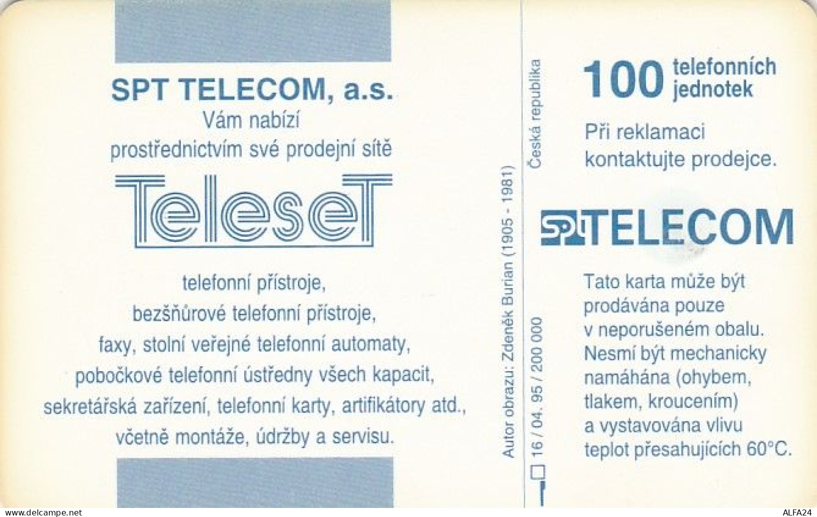 PHONE CARD CECHIA (E43.2.4 - Tschechische Rep.