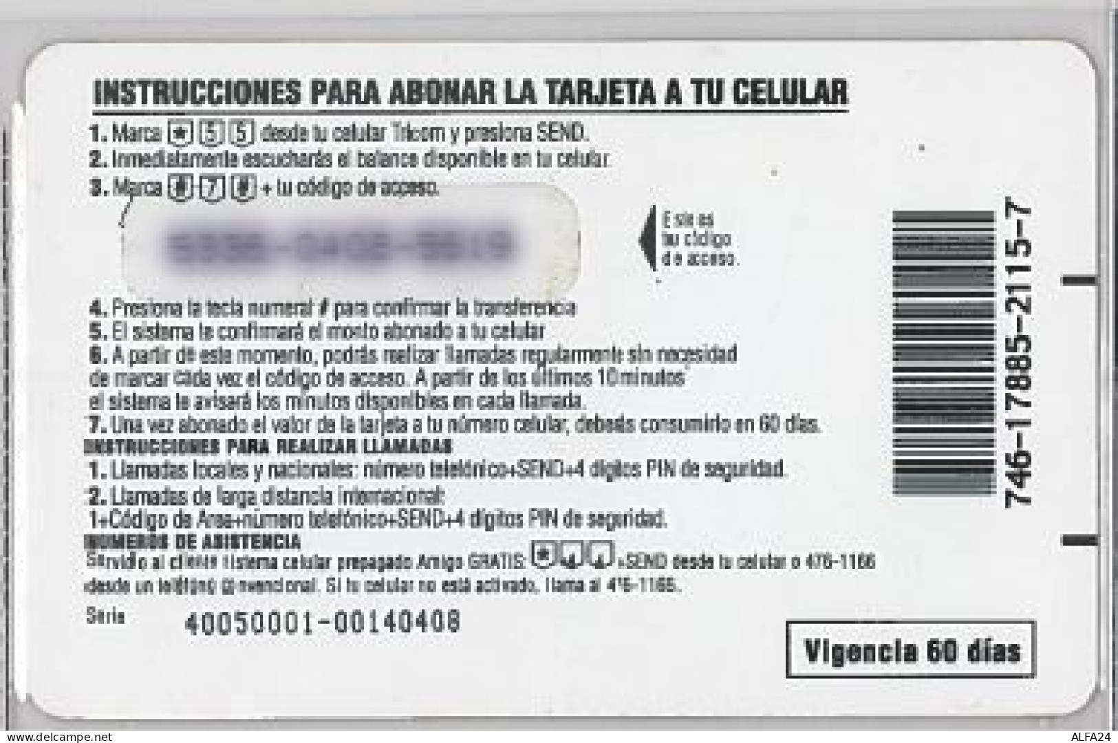 PHONE CARD-DOMINICANA (E47.48.5 - Dominicaine