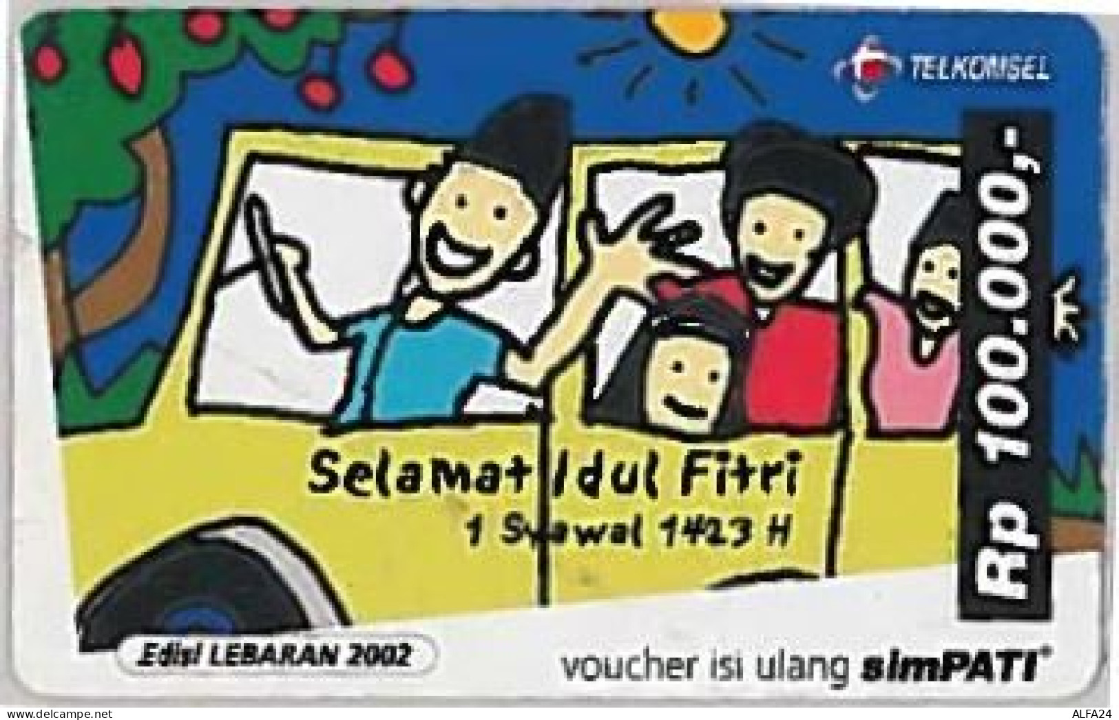 PREPAID PHONE CARD-INDONESIA (E46.45.7 - Indonesia