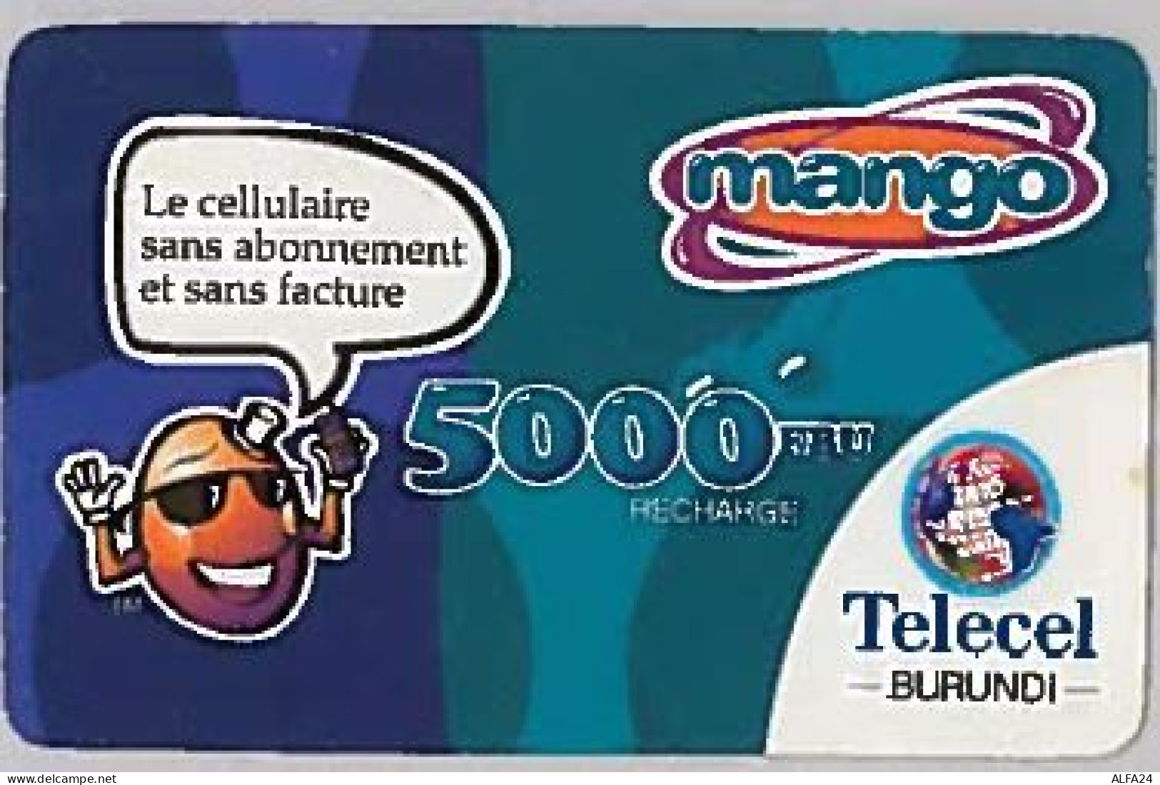 PREPAID PHONE CARD-BURUNDI (E46.7.6 - Burundi