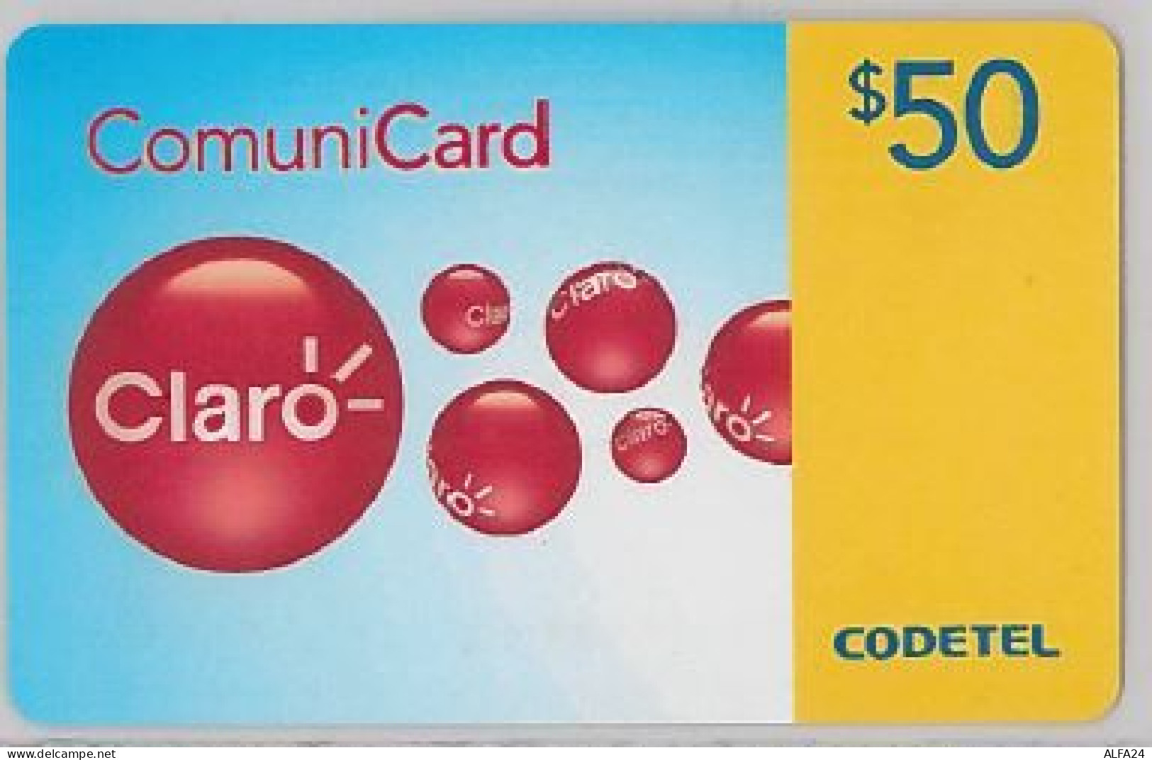 PREPAID PHONE CARD-DOMINICANA (E47.40.5 - Dominicana