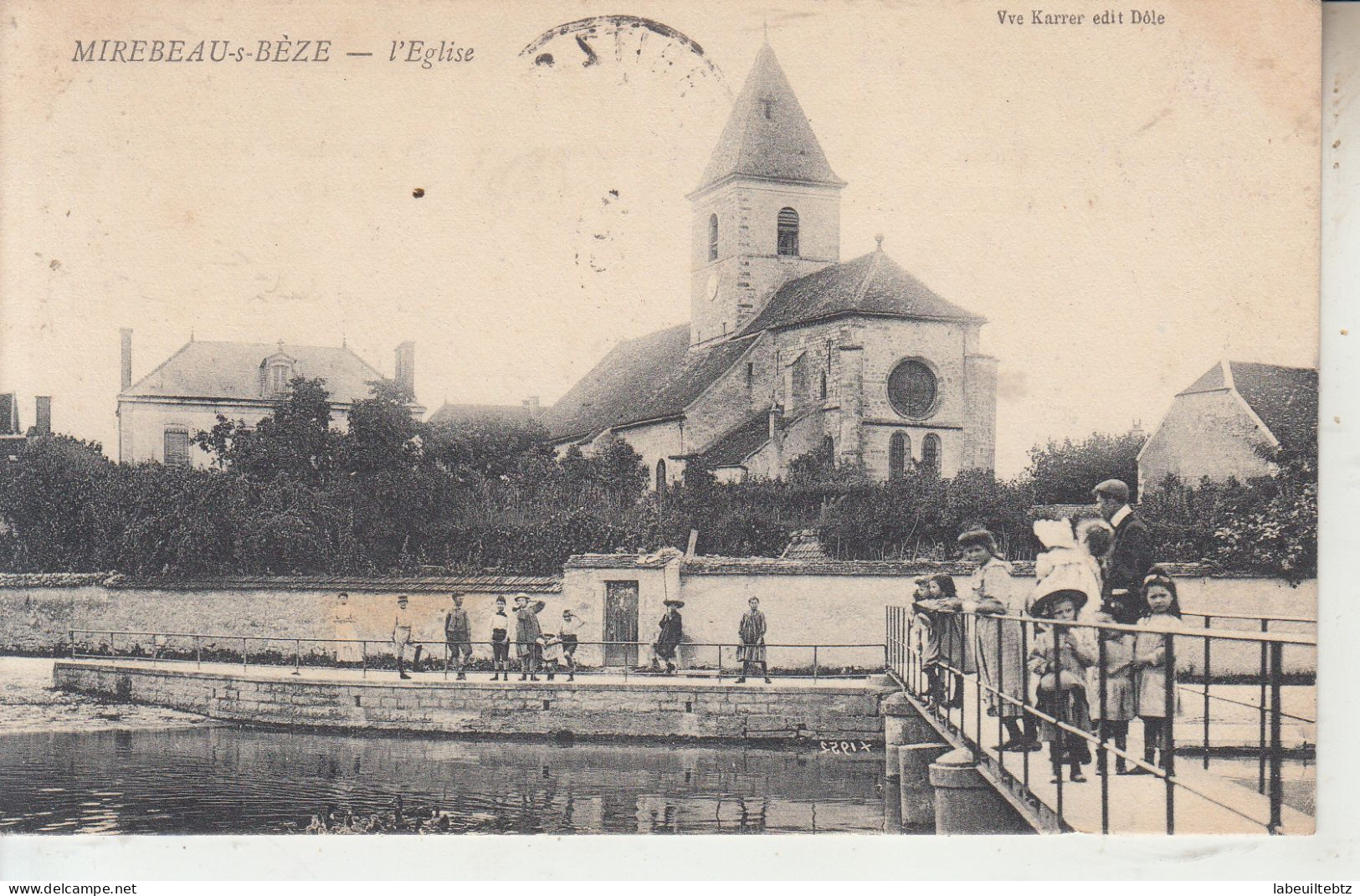 MIREBEAU SUR BEZE - L'église  PRIX FIXE - Mirebeau