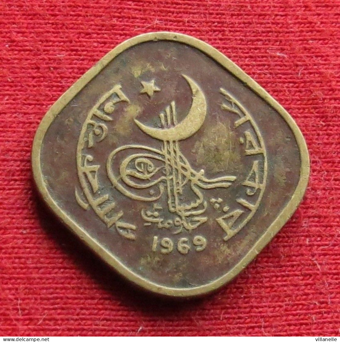 Pakistan 5 Paisa 1969 KM# 26 Lt 994 *VT Paquistao - Pakistan