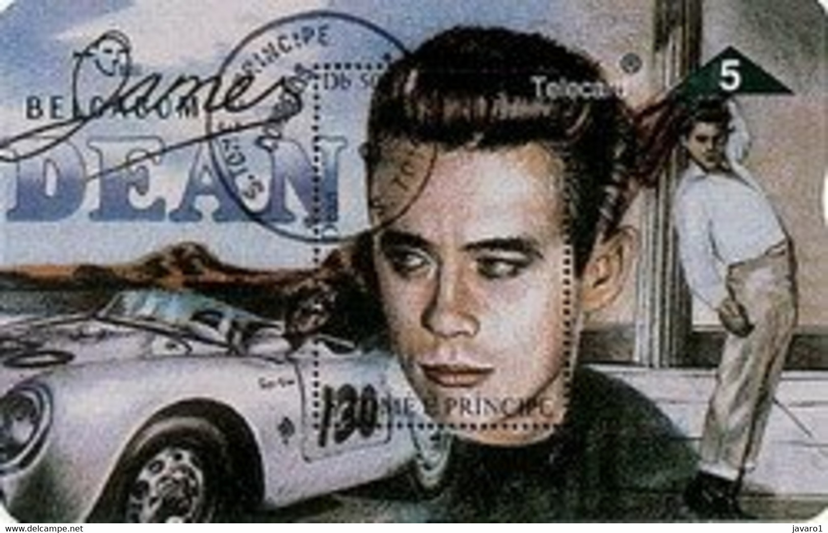 1996 : P381 5u JAMES DEAN Poststamps MINT - Ohne Chip