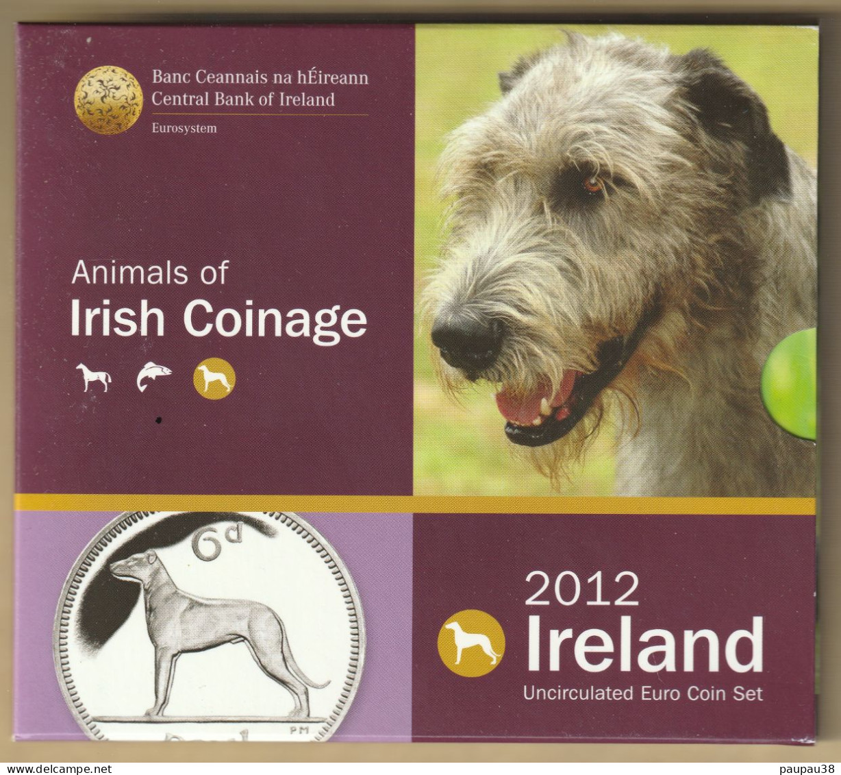 COFFRET EUROS IRLANDE 2012 NEUF FDC - 8 MONNAIES - Ireland