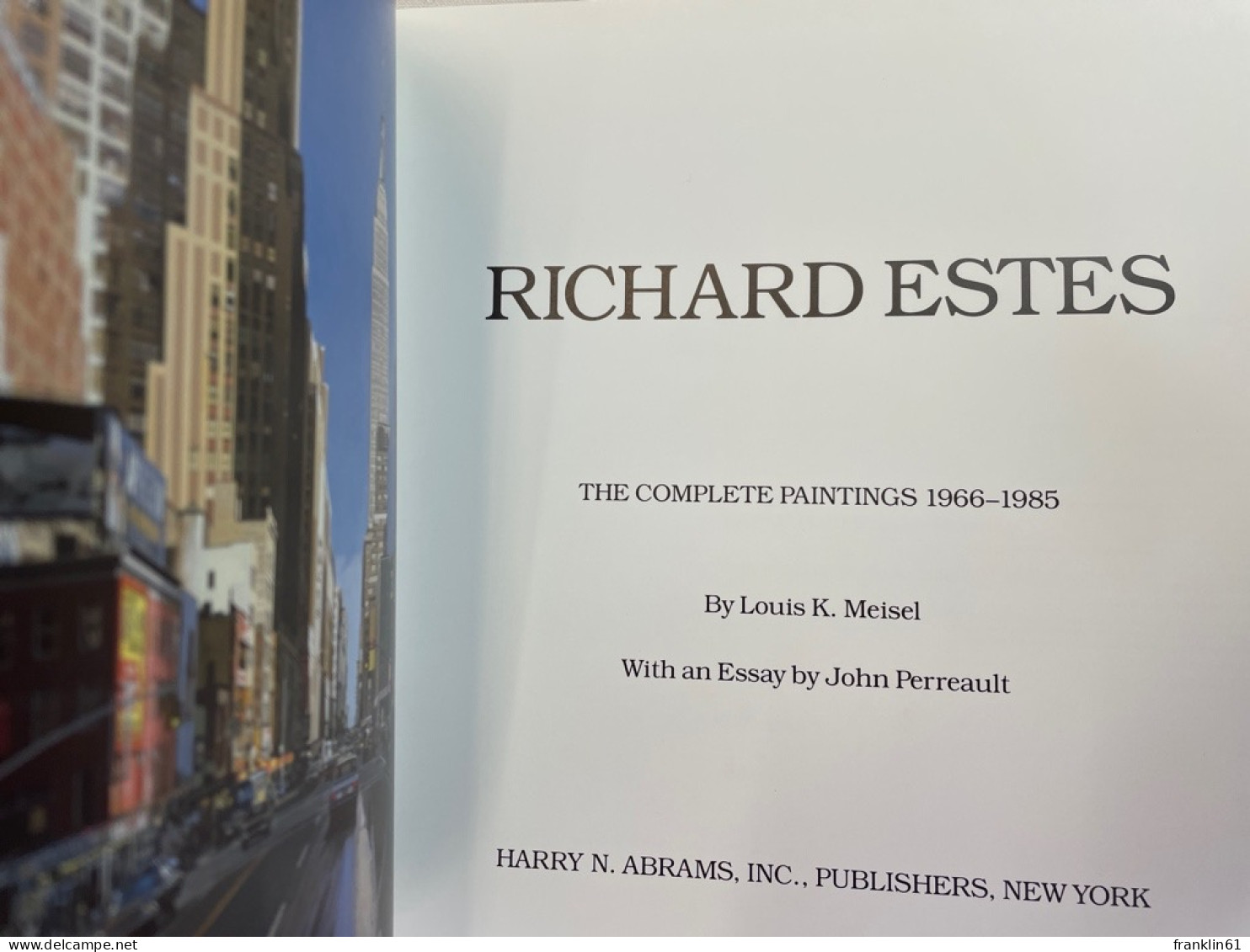 Richard Estes: The Complete Paintings 1966 - 1985 - Photography