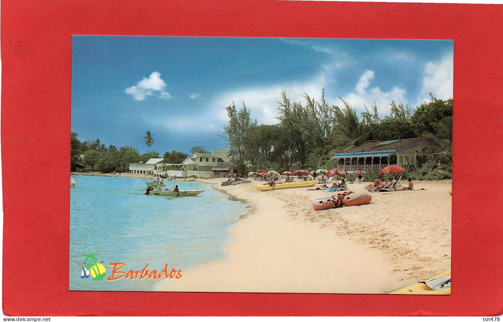 BARBADES---BARBADOS---Mullins Beach--voir 2 Scans - Barbados (Barbuda)