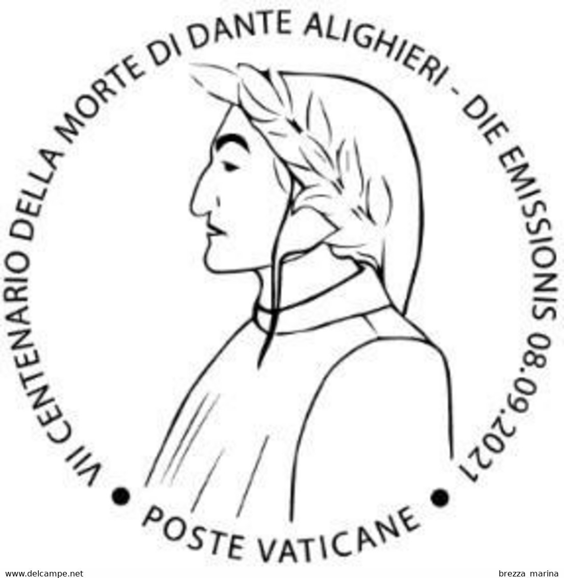 Nuovo - MNH - VATICANO - 2021 - 700 Anni Della Morte Di Dante Alighieri – S. Pietro E Dante Alighieri - 1.15 - Neufs