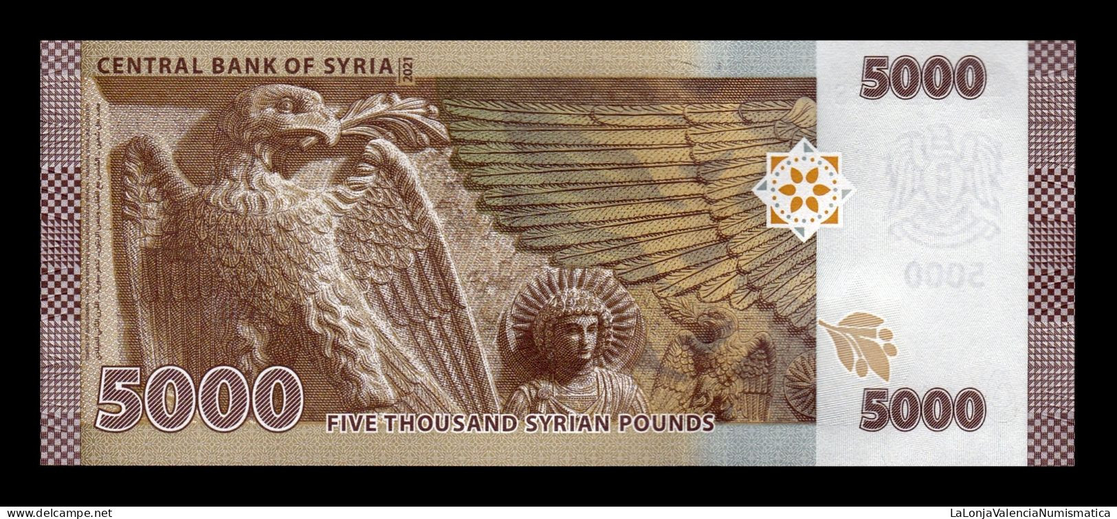 Siria Syria 5000 Pounds 2021 Pick 118b Sc Unc - Syrië