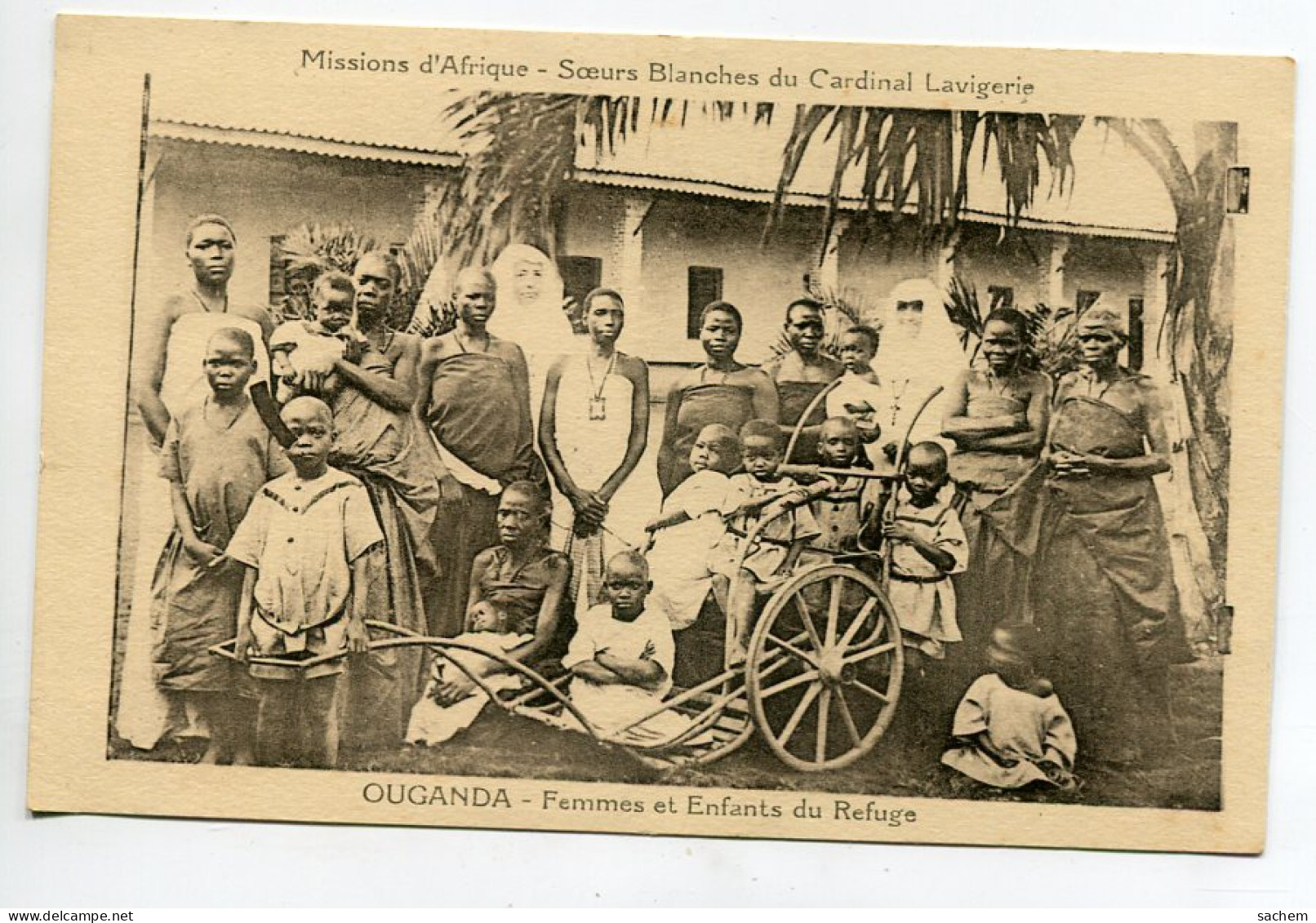 OUGANDA Femmes Indigènes Et Enfants Du Refuge  Soeurs Blanches Du Cardinal Lavigerie écrite Vers 1930   /D24  2021 - Uganda