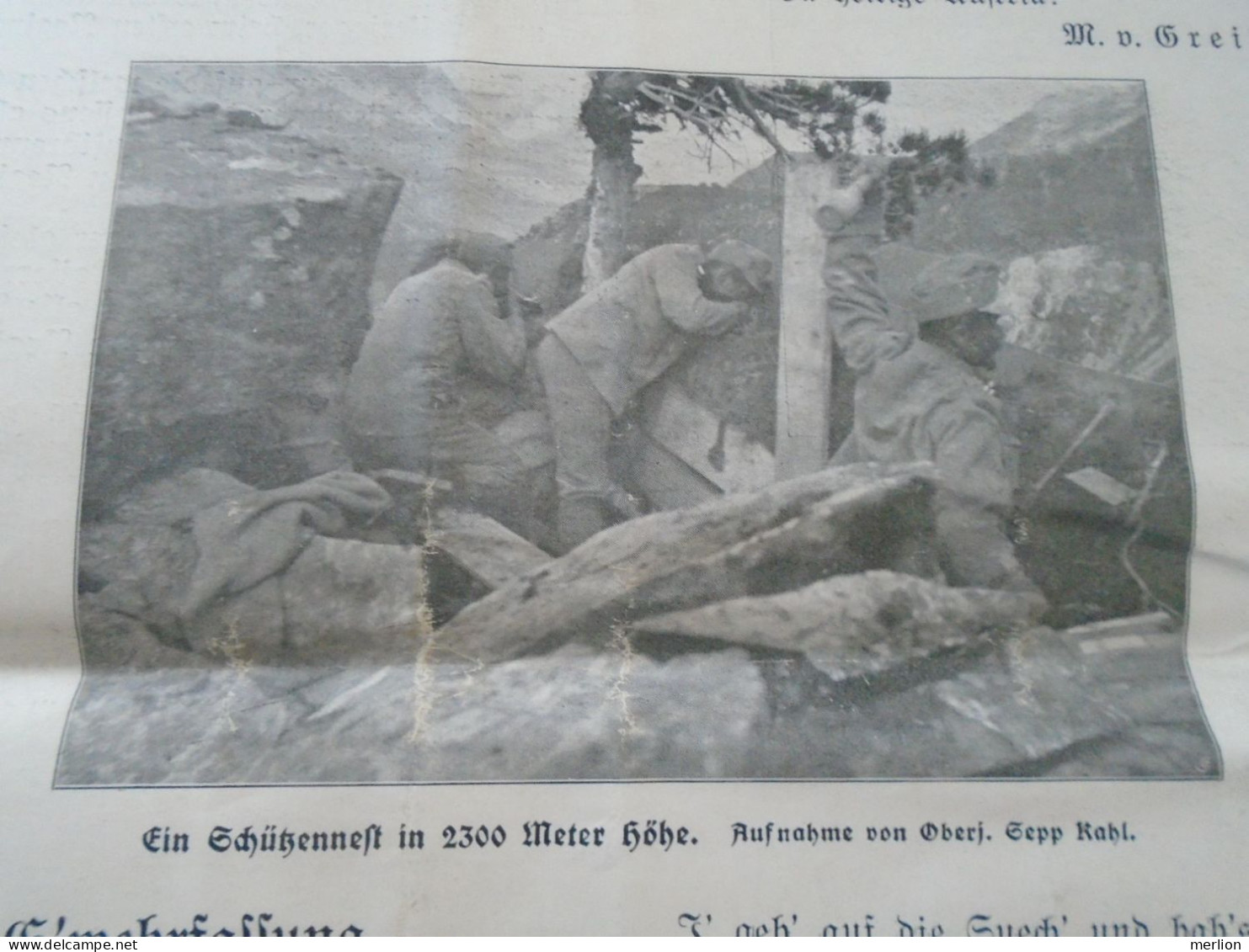 ZA478.12  Tiroler Soldaten Zeitung  26 Juli 1916 WWI  Letze Krieg  -Grande Guerre -World War I Newspaper  Tirol Austria