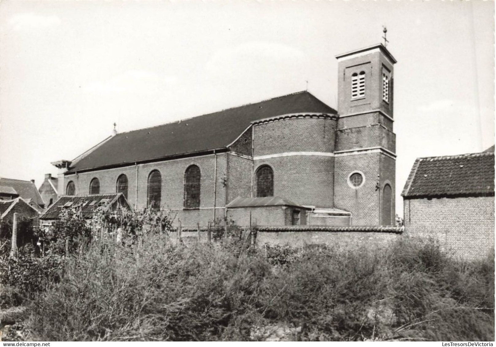 BELGIQUEl - Termonde - Schoonaarde - Vue Sur L'église Notre Dame Des 7 Douleurs - Carte Postale Ancienne - Andere & Zonder Classificatie