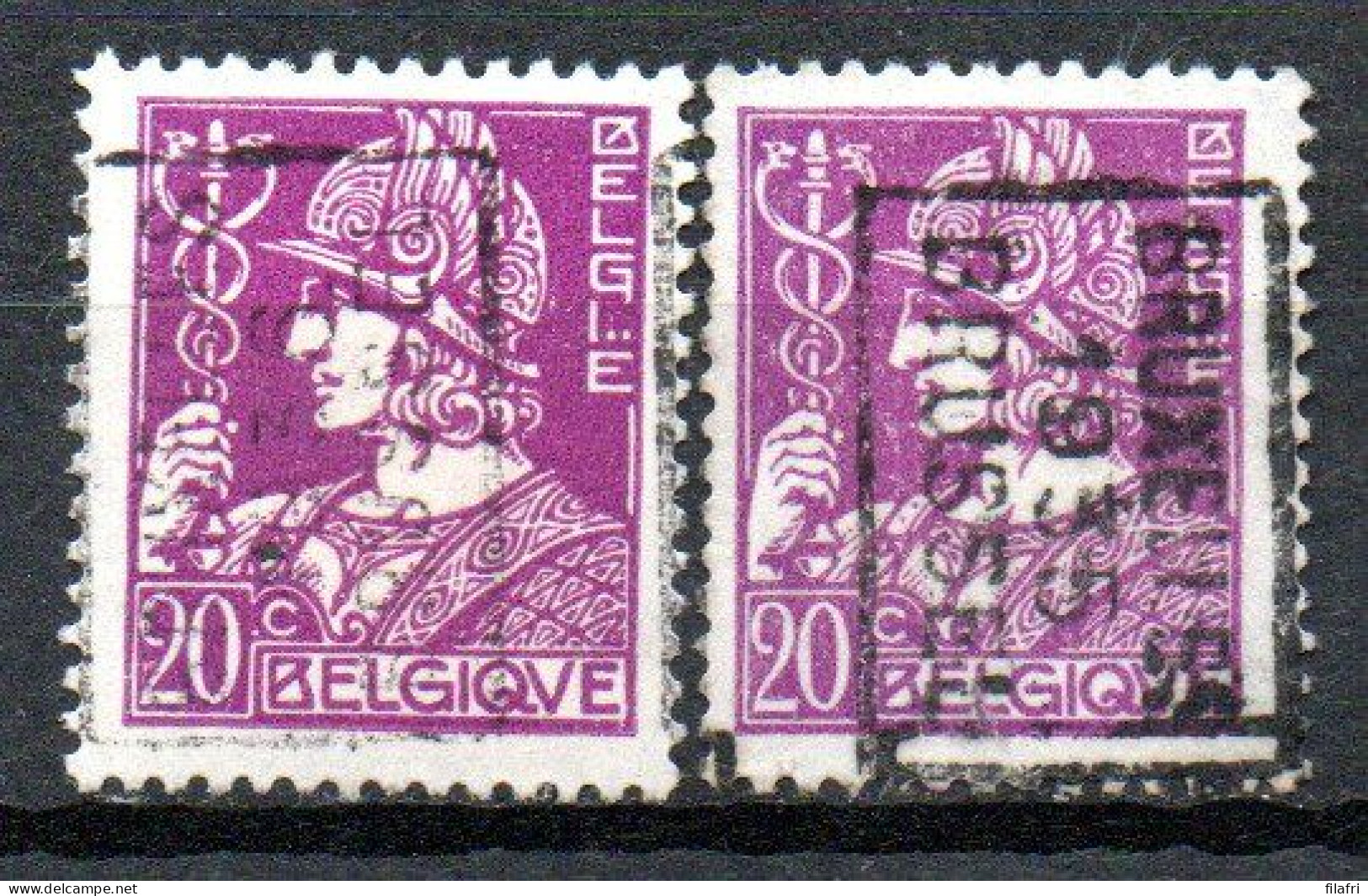 6044 Voorafstempeling Op Nr 338 - BRUSSEL 1935 BRUXELLES -  Positie A & B - Rolstempels 1930-..