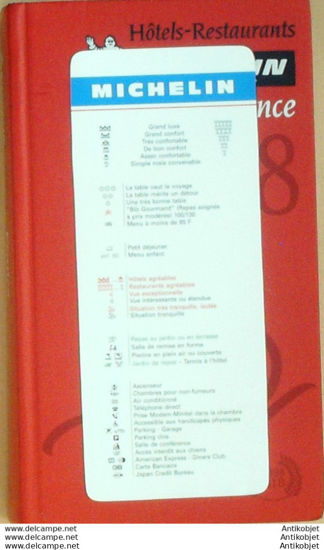 Guide Rouge MICHELIN 1998 91ème édition France - Michelin-Führer