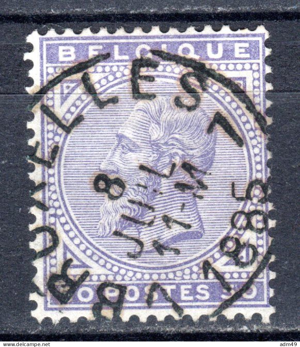 BELGIEN, 1883 Freimarke König Leopold II., Gestempelt - 1883 Leopold II.