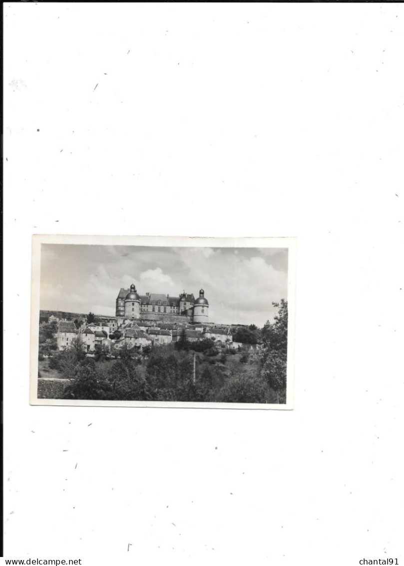 CARTE POSTALE 24 HAUTEFORT LE CHATEAU VOYAGEE - Hautefort