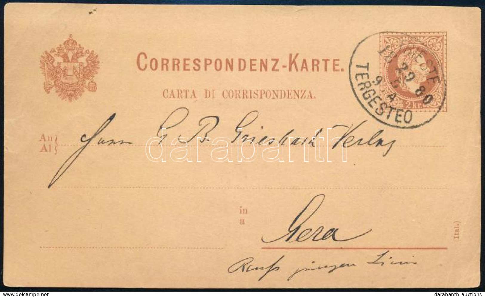 Ausztria 1880 - Autres & Non Classés